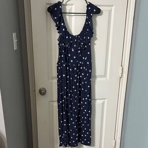 Ava & Viv Midnight Blue Dress with Daisy Print